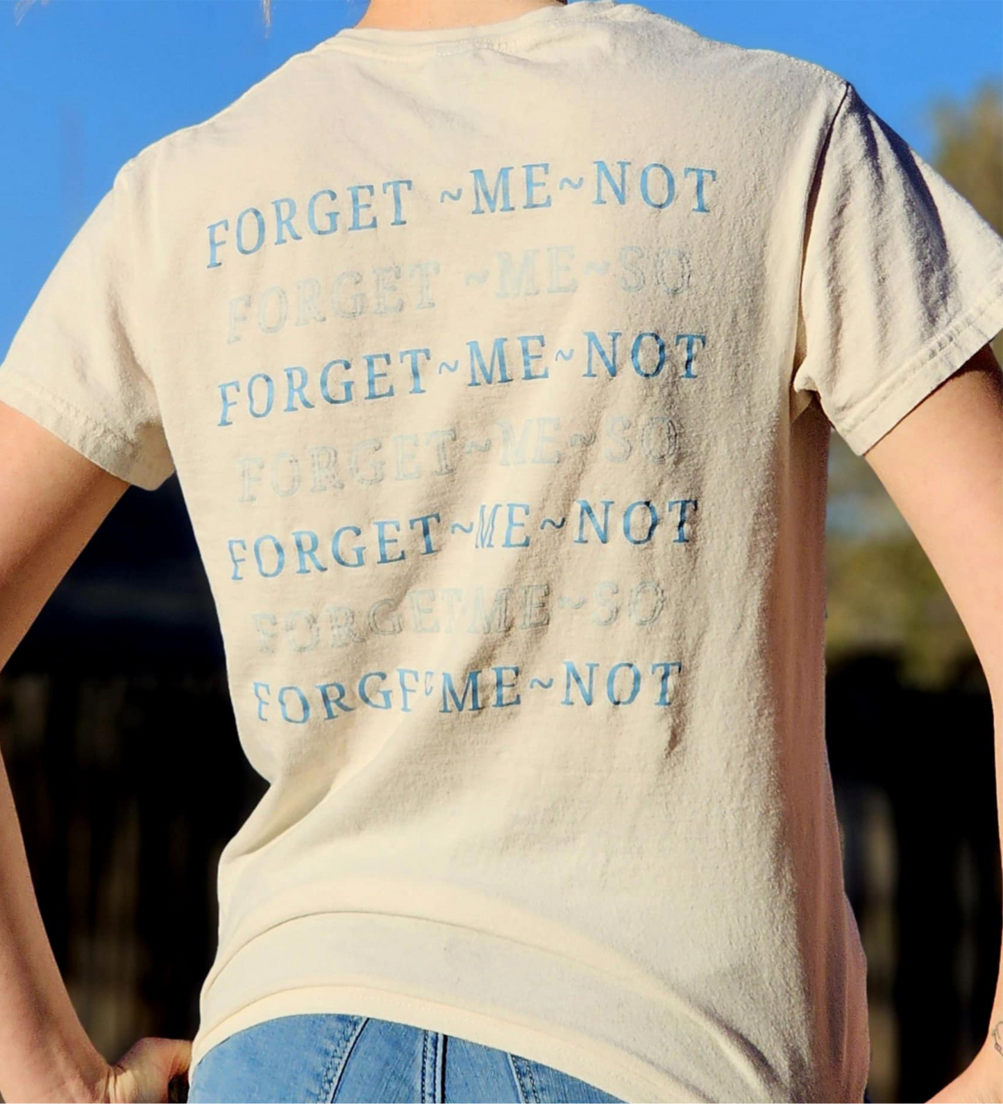 (Small) Forget~Me~Not Paris Taylor T-Shirt